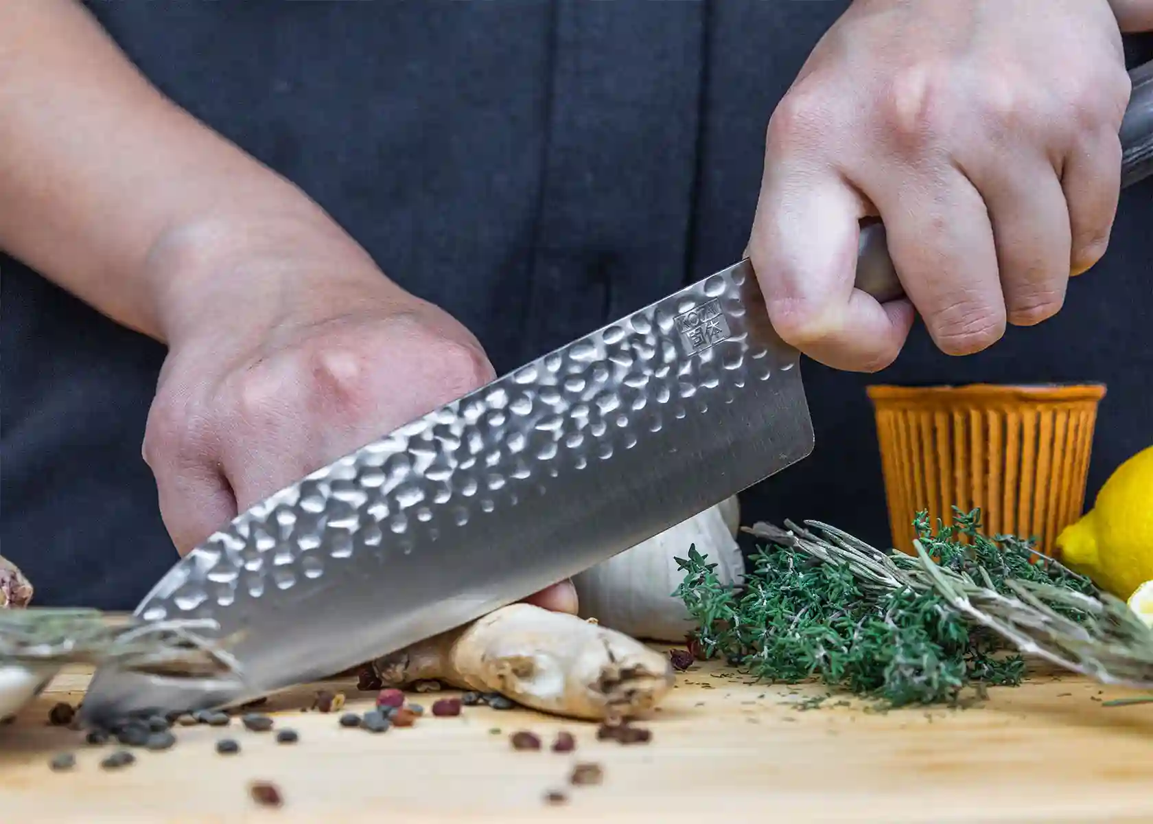 Les Couteaux Soldes -Les Couteaux Soldes 04 KOTAI santoku multi purpose knife blade 18 cm japanese stainless steel