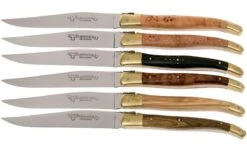 Laguiole En Aubrac Set Couteaux Steak 6 Pièces Essences Variées, 62C99BDLBH