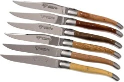 Laguiole En Aubrac Set De Couteaux à Steak (6 Pièces) Bois Français