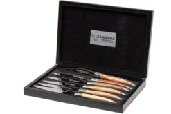 Laguiole En Aubrac Set De Couteaux à Steak (6 Pièces) Bois Français -Les Couteaux Soldes AU62C99BFIH 03 laguiole en aubrac au62c99bfih 03