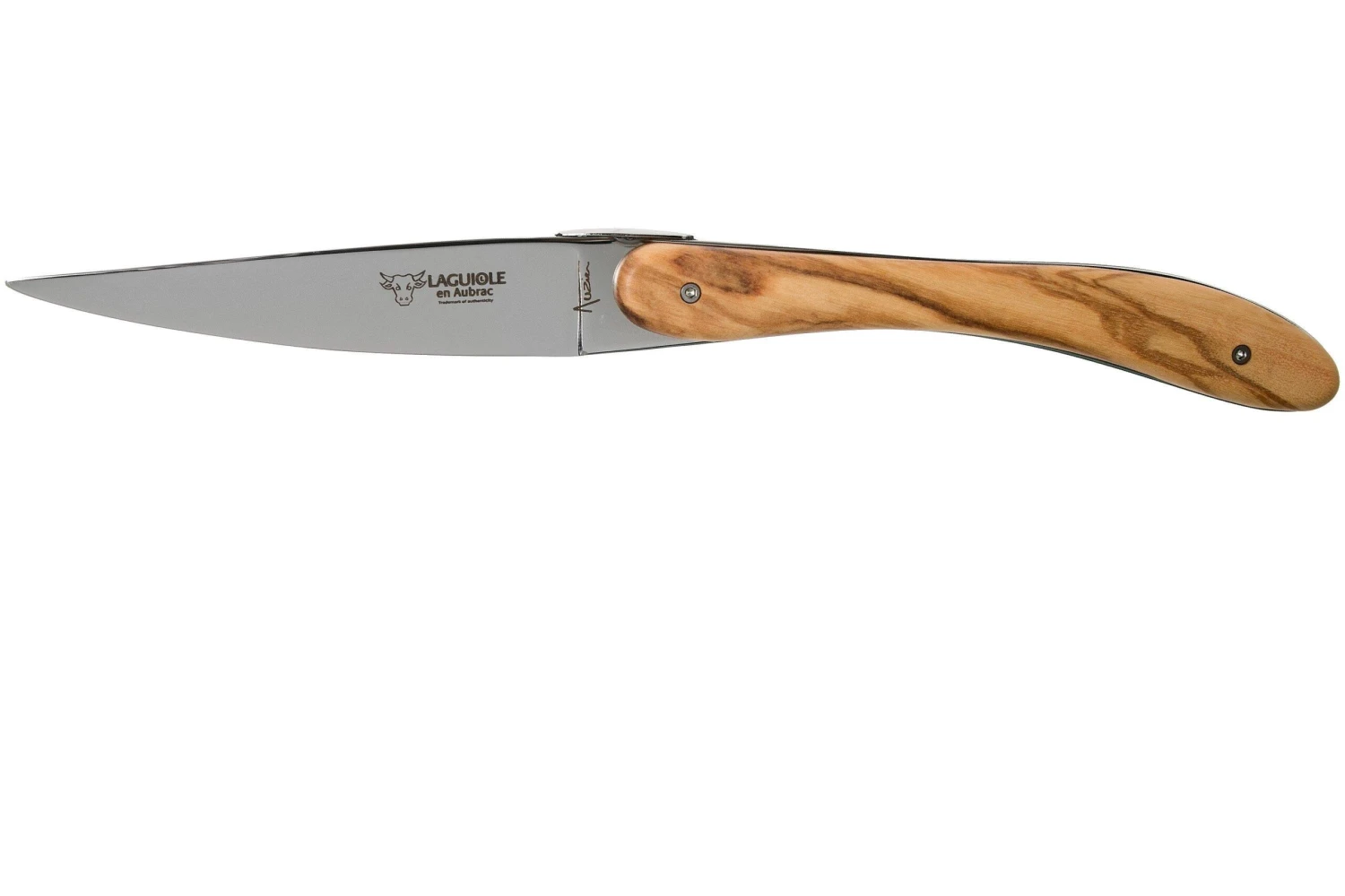 Laguiole En Aubrac Ecir Set De Couteaux à Steak 6 Pièces En Bois D'olivier 2 Laguiole En Aubrac Ecir Set De Couteaux à Steak 6 Pièces En Bois D'olivier - Image 2