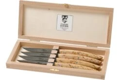 Claude Dozorme Le Thiers Coffret De Couteaux à Steak, 4 Pièces, Bouleau Rouge 11 Claude Dozorme Le Thiers Coffret De Couteaux à Steak, 4 Pièces, Bouleau Rouge -Les Couteaux Soldes CD2 90 079 66R 06 claude dozorme scaled