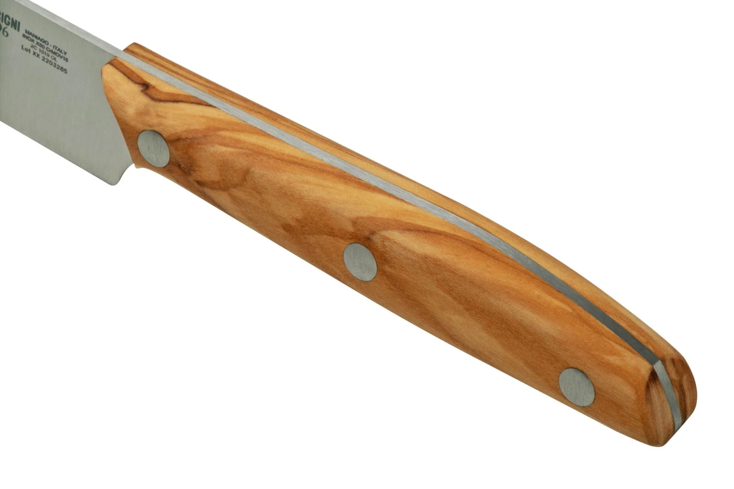 Due Cigni 1896 America DG2C1019OLSET4, Set De 4 Couteaux à Steak, Bois D'olivier 6 Due Cigni 1896 America DG2C1019OLSET4, Set De 4 Couteaux à Steak, Bois D'olivier - Image 6