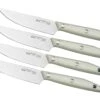 Due Cigni 1896 America 2C1019WSET4, Set De 4 Couteaux à Steak, Blanc