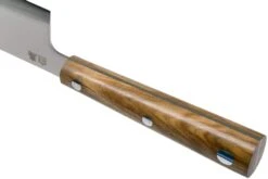 Due Cigni Hakucho Santoku 16,5 Cm, Olivier -Les Couteaux Soldes DG2C505OL 04 due cigni scaled