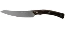 Due Cigni Arne Line Couteau à Steak Dentelé 11 Cm, Ziricote