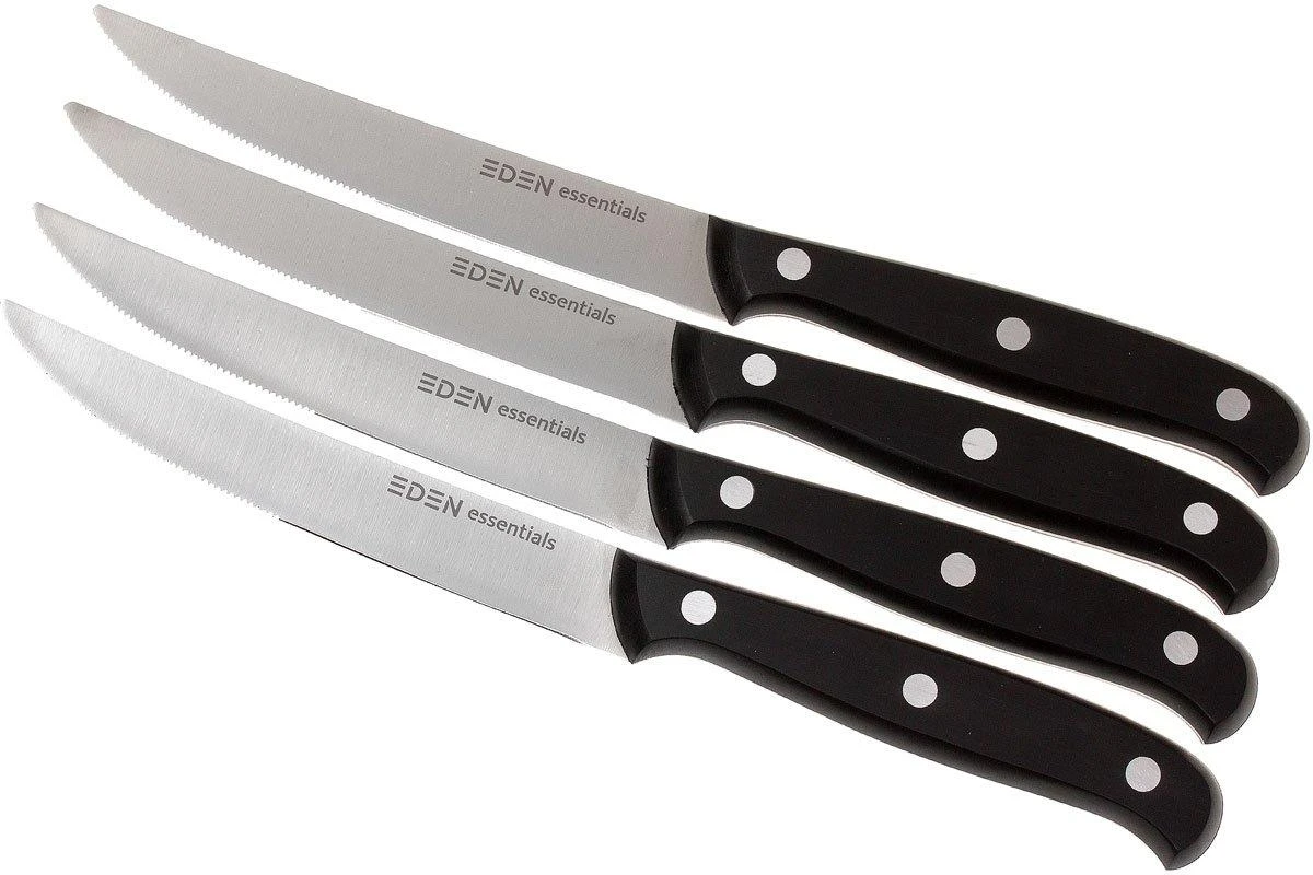 Eden Essentials Ensemble De Couteaux à Steak, 4 Pièces, 2000-S02 1 Eden Essentials Ensemble De Couteaux à Steak, 4 Pièces, 2000-S02
