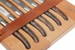 Fontenille Pataud Ensemble De Couteaux à Steak (6 Pièces), Noyer -Les Couteaux Soldes FPLTC6NO 03 fontenille pataud steakmessenset walnoot fpltc6no d3