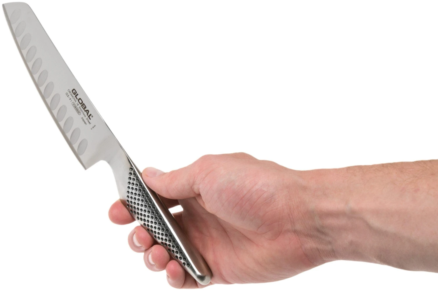 Global GS91 Couteau à Légumes Avec Alvéoles 14 Cm 6 Global GS91 Couteau à Légumes Avec Alvéoles 14 Cm - Image 6