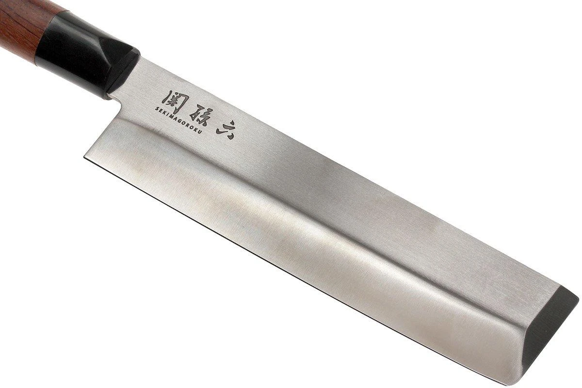 Kai Seki Magoroku Redwood Couteau Nakiri 0165N 17 Cm 3 Kai Seki Magoroku Redwood Couteau Nakiri 0165N 17 Cm - Image 3