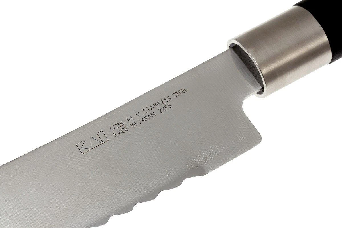 Kai Wasabi Black Couteau à Pain 23cm 6723B 2 Kai Wasabi Black Couteau à Pain 23cm 6723B - Image 2