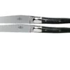 Forge De Laguiole T22MINBF Horn Polished Couteaux à Steak Set De 2 Pièces