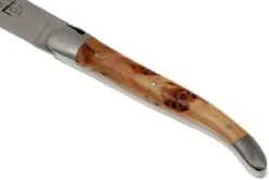 Forge De Laguiole, T62MINBOISSAT, Matifié Avec 6 Sortes De Bois -Les Couteaux Soldes LAT62MINBOISSAT 04 forge de laguiole steakmesset lat62minboissat 04