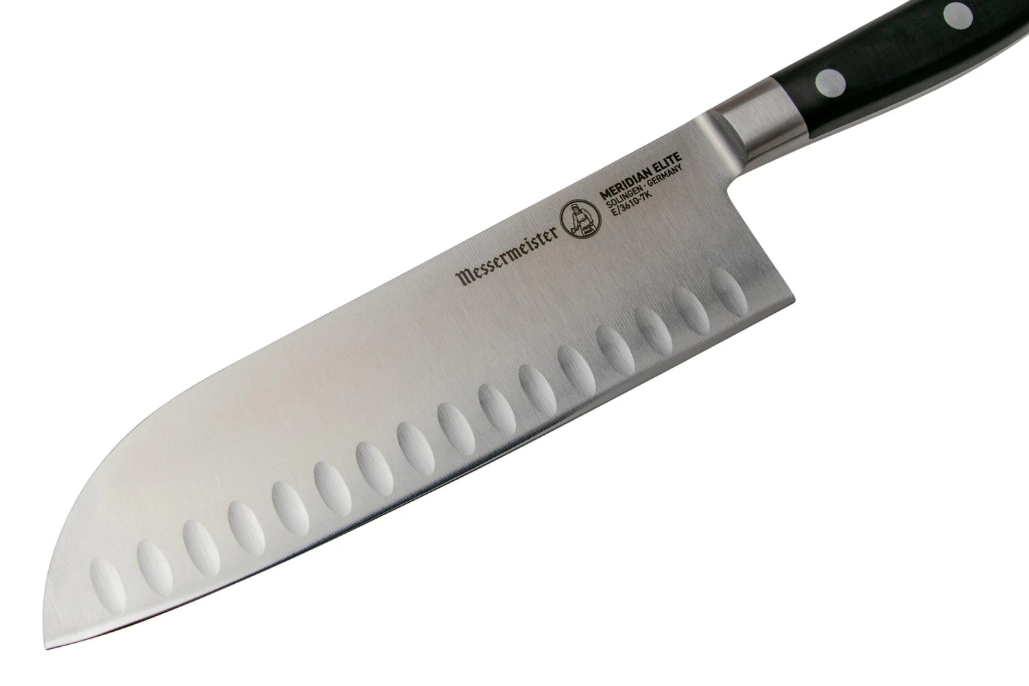 Messermeister Meridian Elite E-3610-7K Santoku à Alvéoles, 18 Cm 3 Messermeister Meridian Elite E-3610-7K Santoku à Alvéoles, 18 Cm - Image 3