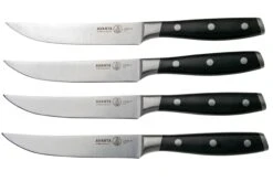 Messermeister Avanta L7684-5-4S, Set De 4 Couteaux à Steak, Noir