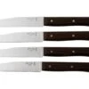Opinel Facette Dark Ash, Set De 4 Couteaux De Table