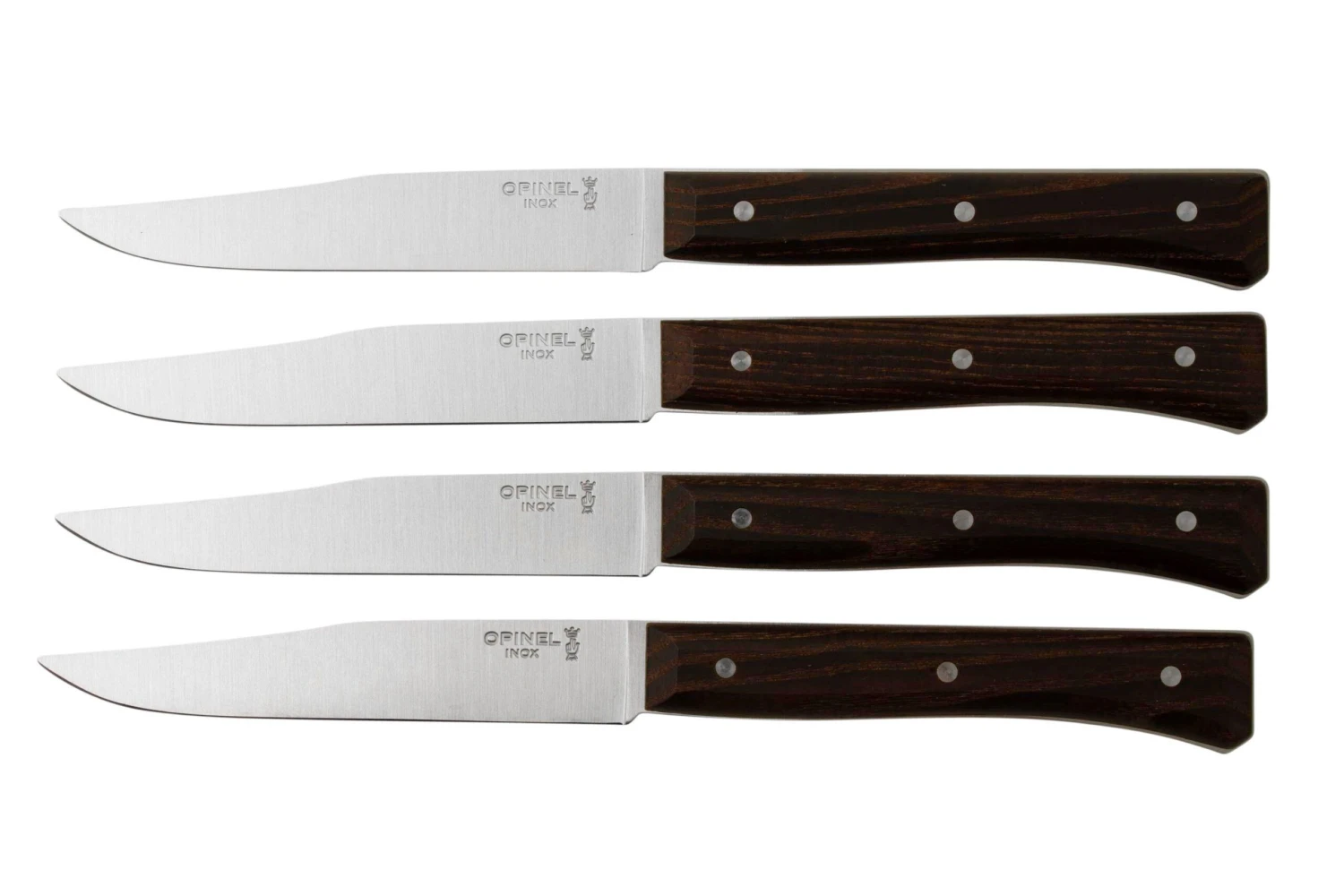 Opinel Facette Dark Ash, Set De 4 Couteaux De Table 1 Opinel Facette Dark Ash, Set De 4 Couteaux De Table