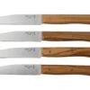 Opinel Facette Olive, Set De Quatre Couteaux De Table