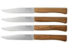 Opinel Facette Olive, Set De Quatre Couteaux De Table
