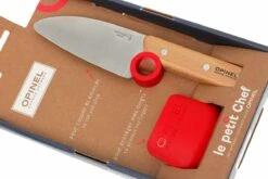 Opinel Couteau De Cuisine Et Protège-doigt 'Le Petit Chef' -Les Couteaux Soldes OPT001744 07 opinel keukenmes vingerbeschermer opt001744 d7