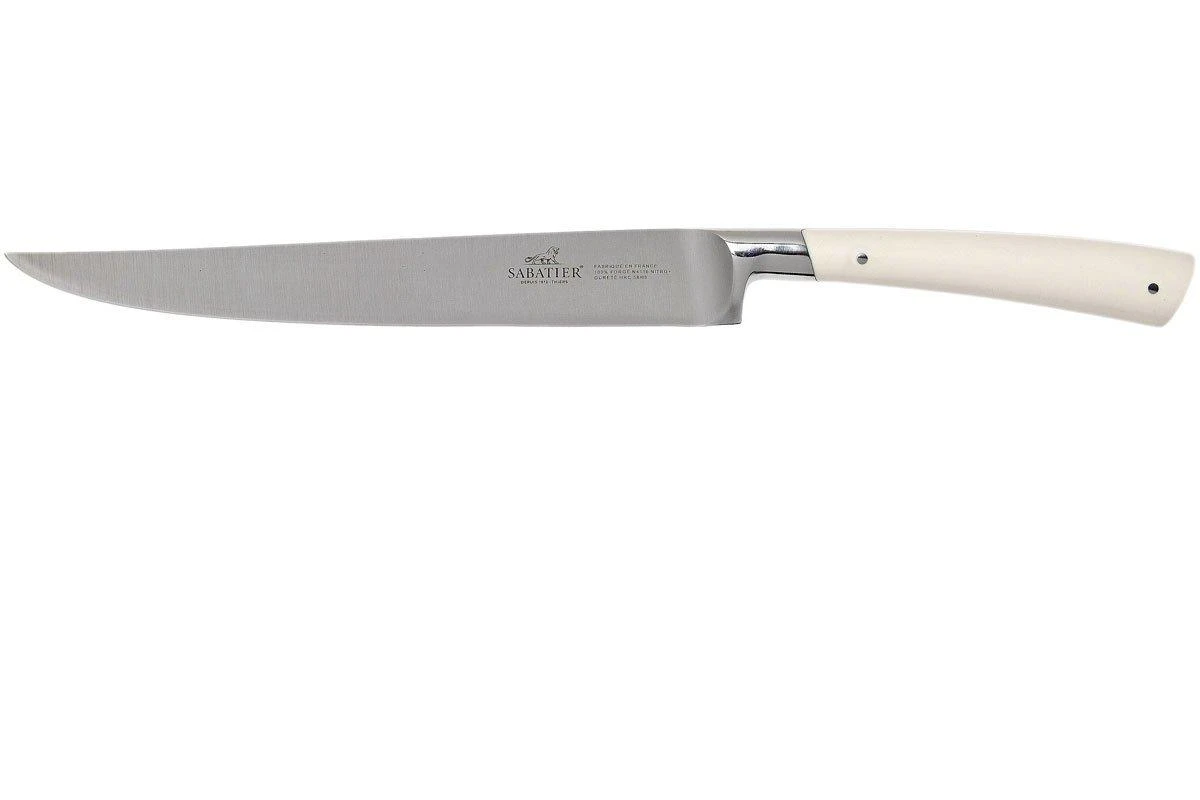 Lion Sabatier Edonist Perle Couteau à Trancher La Viande 20 Cm, Blanc, 806881 1 Lion Sabatier Edonist Perle Couteau à Trancher La Viande 20 Cm, Blanc, 806881