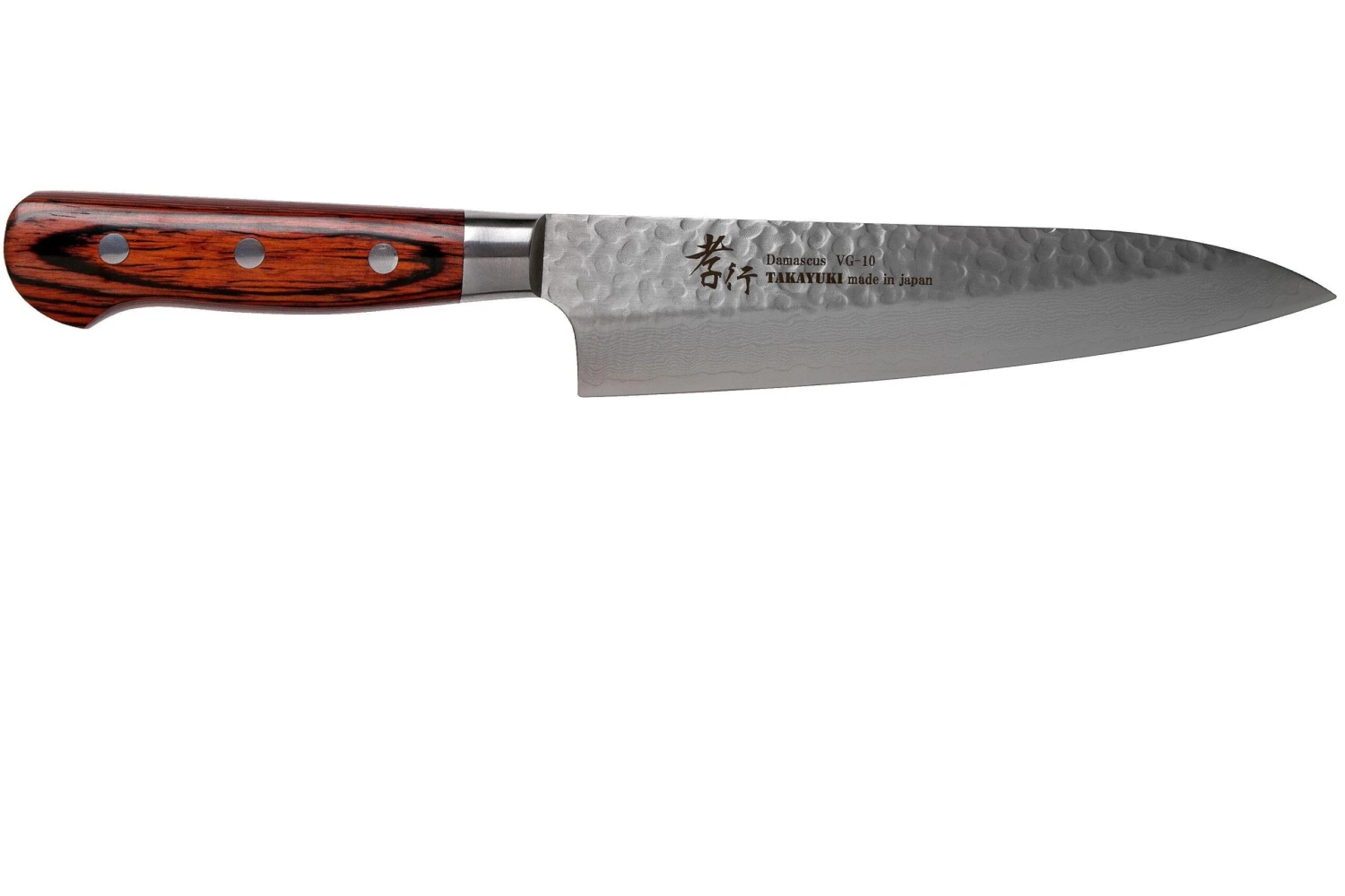 Sakai Takayuki 33-Layer Damascus Couteau De Chef 18 Cm, Bois D'acajou 2 Sakai Takayuki 33-Layer Damascus Couteau De Chef 18 Cm, Bois D'acajou - Image 2