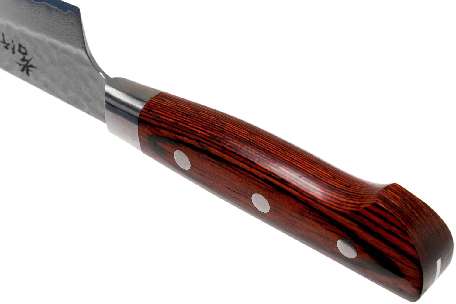 Sakai Takayuki 33-Layer Damascus Couteau De Chef 18 Cm, Bois D'acajou 4 Sakai Takayuki 33-Layer Damascus Couteau De Chef 18 Cm, Bois D'acajou - Image 4