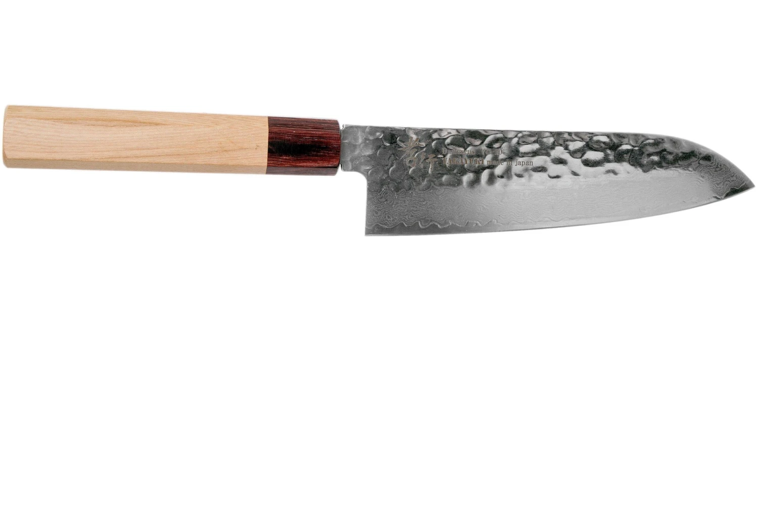 Sakai Takayuki Santoku 33-Layer Damascus Hammered WA 17 Cm 2 Sakai Takayuki Santoku 33-Layer Damascus Hammered WA 17 Cm - Image 2