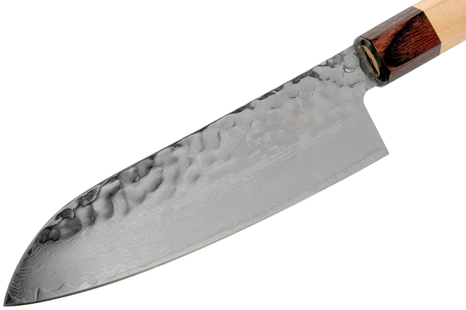 Sakai Takayuki Santoku 33-Layer Damascus Hammered WA 17 Cm 3 Sakai Takayuki Santoku 33-Layer Damascus Hammered WA 17 Cm - Image 3