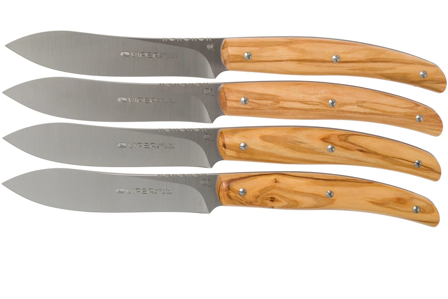 Viper Costata Set De Couteaux à Steak, Olivier, 4 Pièces, VT7502-04UL 1 Viper Costata Set De Couteaux à Steak, Olivier, 4 Pièces, VT7502-04UL