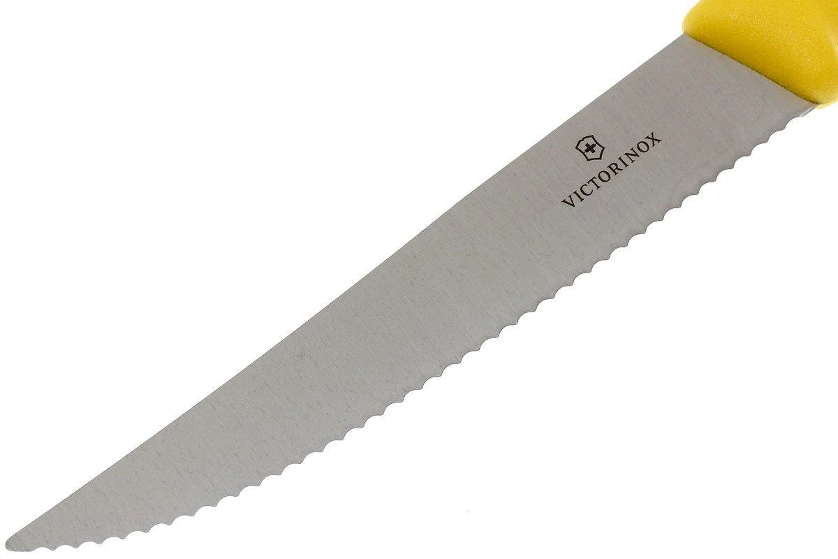 Victorinox SwissClassic Couteaux à Steak/pizza Jaune, Set De 2 6.7936.12L8B 2 Victorinox SwissClassic Couteaux à Steak/pizza Jaune, Set De 2 6.7936.12L8B - Image 2