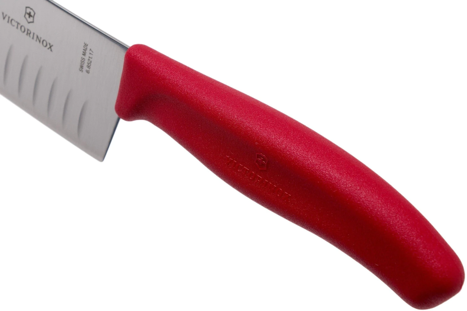 Victorinox SwissClassic 6.8521.17B Santoku Avec Alvéoles 17 Cm, Rouge 5 Victorinox SwissClassic 6.8521.17B Santoku Avec Alvéoles 17 Cm, Rouge - Image 5