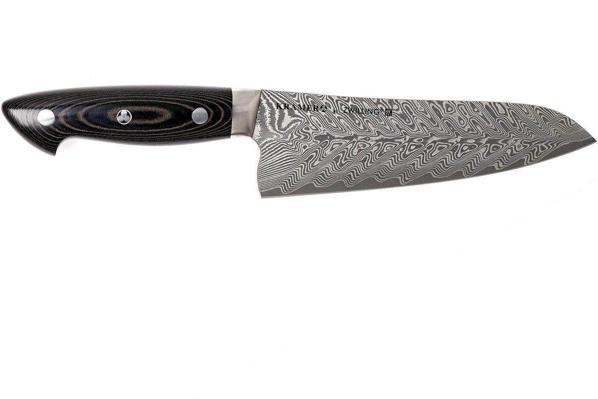Bob Kramer By Zwilling Euro Stainless Santoku 18 Cm, 34897-181-0 2 Bob Kramer By Zwilling Euro Stainless Santoku 18 Cm, 34897-181-0 - Image 2