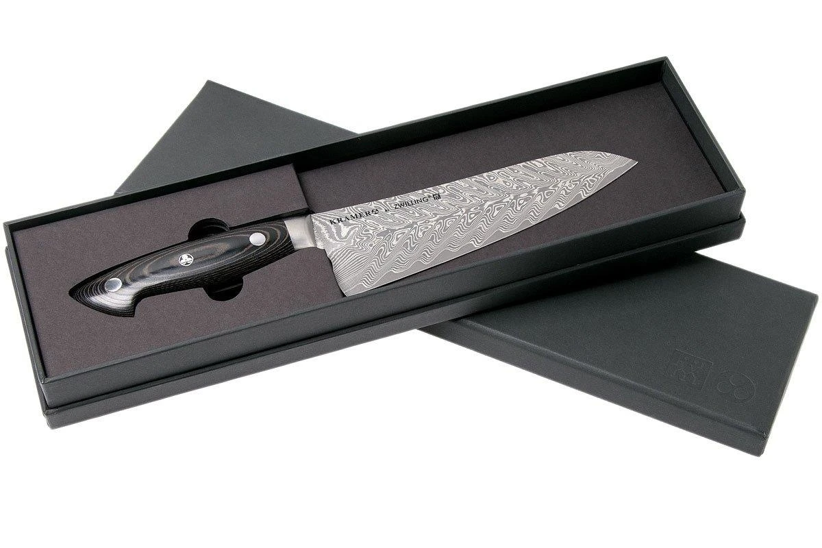 Bob Kramer By Zwilling Euro Stainless Santoku 18 Cm, 34897-181-0 7 Bob Kramer By Zwilling Euro Stainless Santoku 18 Cm, 34897-181-0 - Image 7